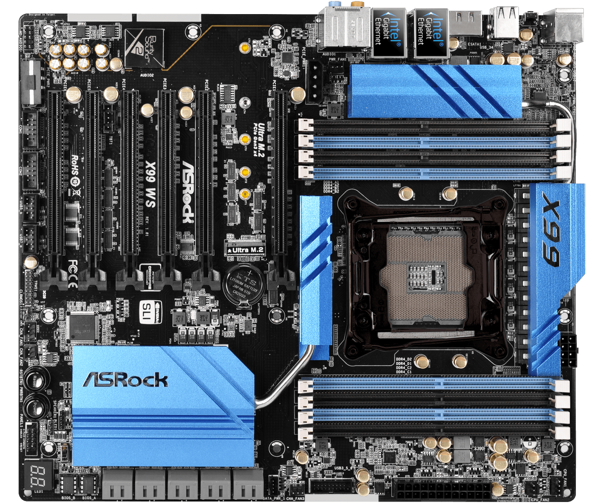 Asrock x99 ws обзор